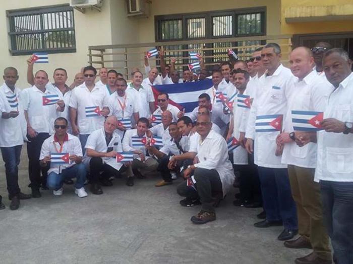 Los médicos cubanos estuvieron casi 6 meses en Liberia.