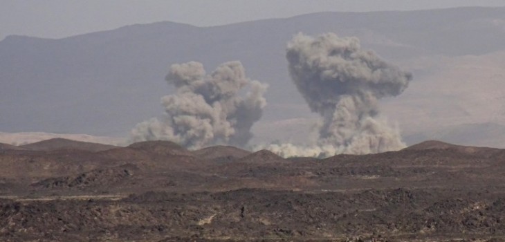 Los bombardeos se registraron en el sur y oeste de Saná.
