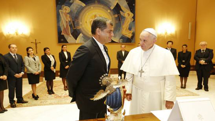 La visita del Papa Francisco los días 7, 8 y 9 de julio representa un asunto de interés nacional para Ecuador.