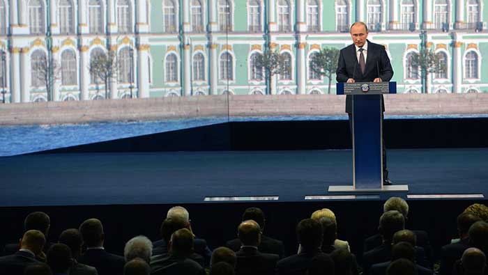 El mandatario ruso resaltó la posición de esa nación en cuanto a su política mundial. “Rusia está abierta al mundo