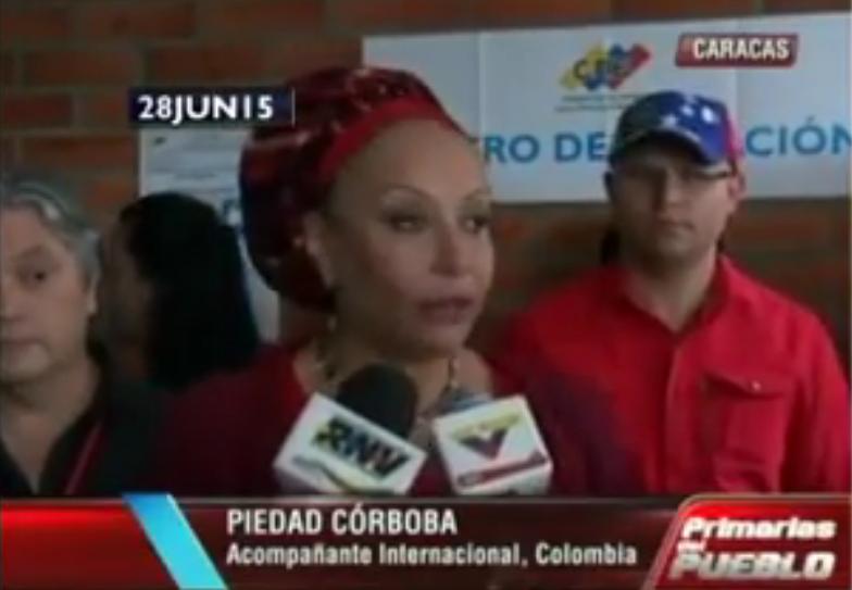 Córdoba asiste como acompañante internacional a las elecciones primarias que realiza el Partido Socialista Unido de Venezuela (Psuv).