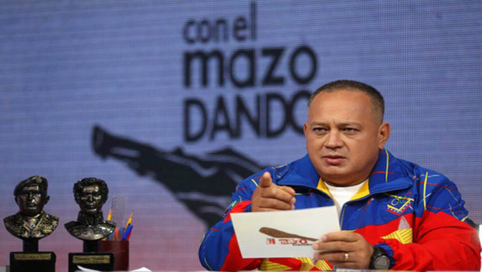 Cabello alertó a los venezolanos de nuevos ataques promovidos por la oposición.
