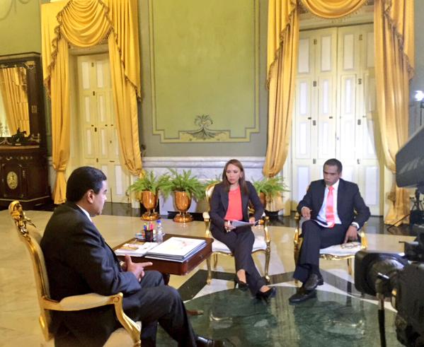El presidente Maduro en entrevista exclusiva para teleSUR