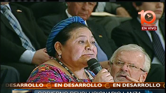 La líder indígena guatemalteca agradeció su estadía en un país que respeta profundamente la democracia y al ser humano.