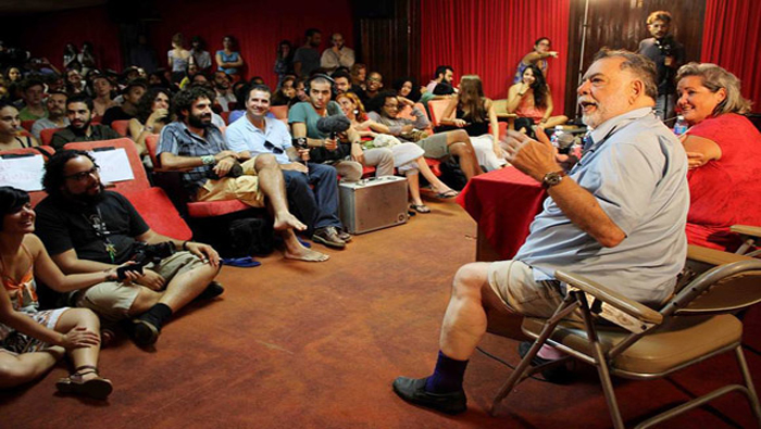 El destacado director compartió con estudiantes de Cine de Cuba.
