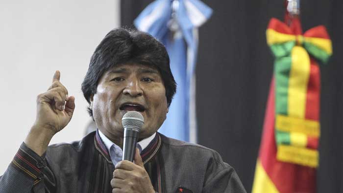 El jefe de Estado andino agradeció el apoyo argentino a su causa