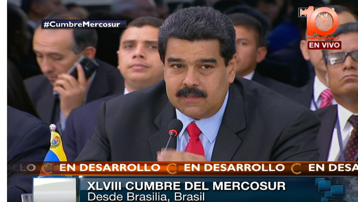 Maduro:  “Hay muchas cosas que hacer pero se esta apuntando que hay un nuevo Mercosur, con una nueva visión, con visión social, de los pueblos