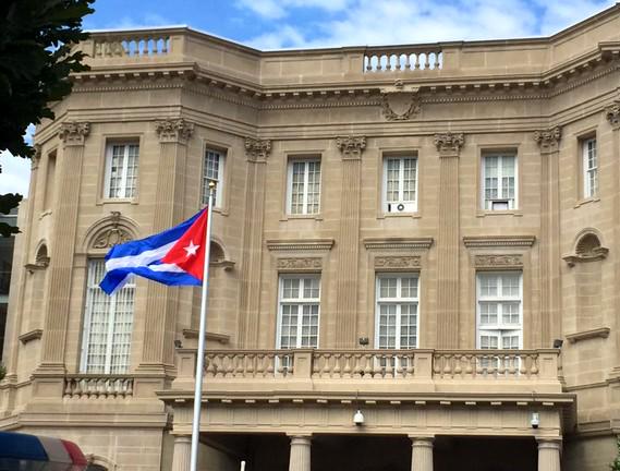 Edificio de la embajada de Cuba en EE.UU.