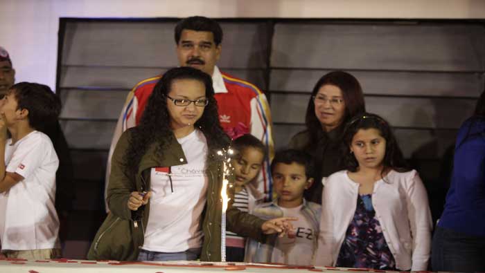 Familiares del Comandante Chávez estuvieron presentes en el Cuartel de la Montaña