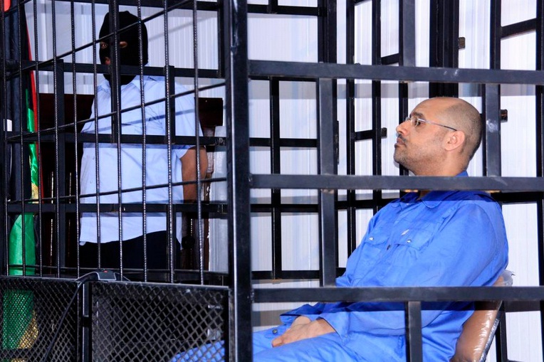 Saif al Islam Gadafi, fue condenado junto a ocho excolaborades de su padre