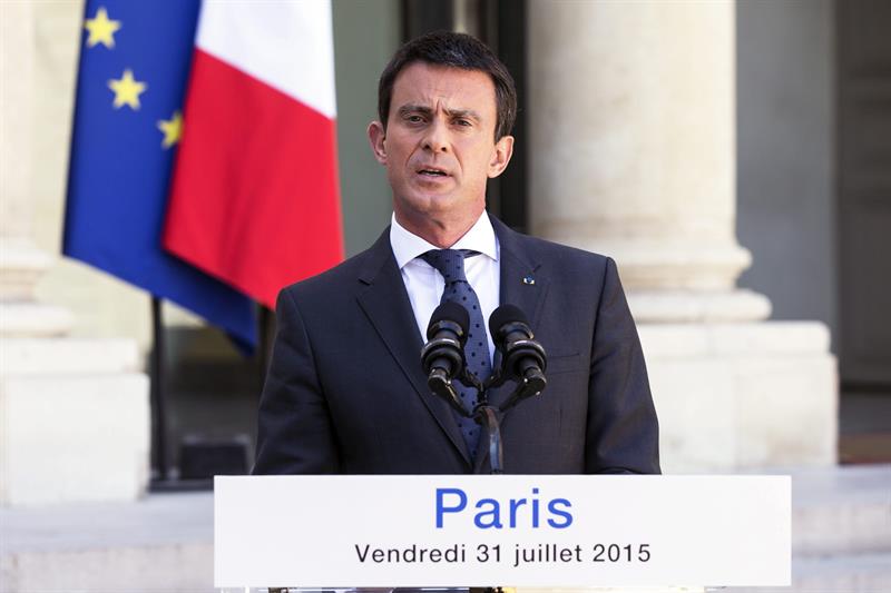 Manuel Valls, primer ministro de Francia, ofreció las declaraciones luego del consejo de ministros y seminario en el Palacio del Elíseo en París.