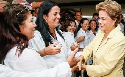 Rousseff agradeció la colaboración de los médicos cubanos para mejorar la salud en Brasil