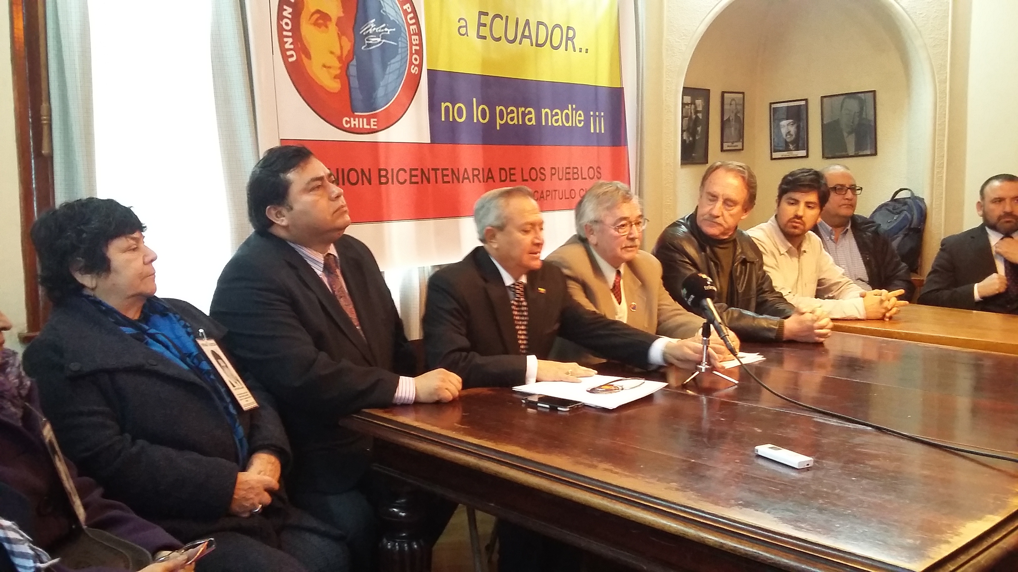 La UBP junto con otras organizaciones políticas de izquierda firmaron el documento en apoyo a Ecuador.