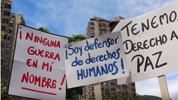 Denuncian continua agresión contra defensores de los DD.HH. en Colombia.