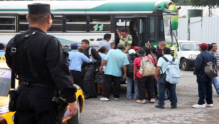 Seguridad en el transporte salvadoreño se mantiene.