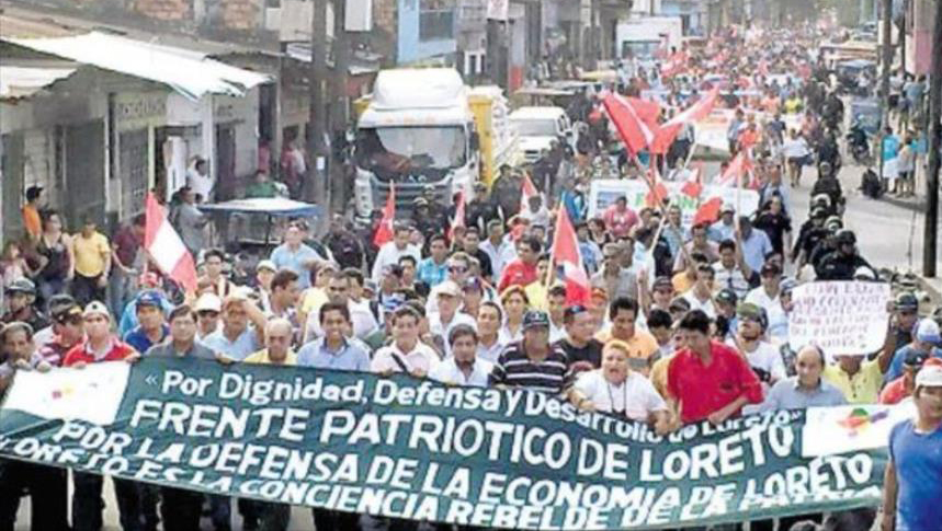 Habitantes de Loreto (noreste de Perú) rechazan la decisión.