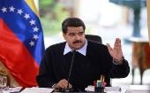 El mandatario Nicolás Maduro ofreció este lunes una rueda de prensa a medios nacionales e internacionales.