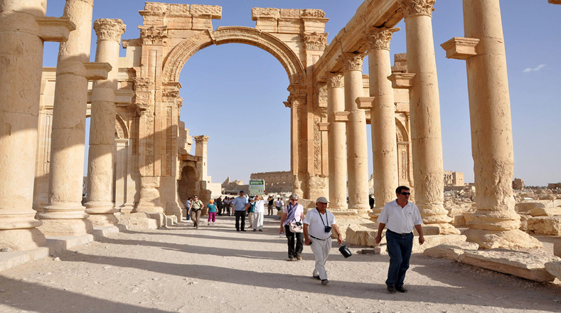 La actividad turística nacional e internacional en Palmira se perdió luego que en mayo pasado el Estado Islámico tomará el control de esa importante región de Siria. 