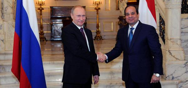 Putin y Al Sisi prevén fortalecer cooperación económico-comercial