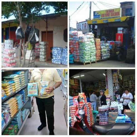 En los comercios de la frontera abundan los productos alimenticios que desvían de la capital venezolana, para ser vendidos a precio triplicado. 
