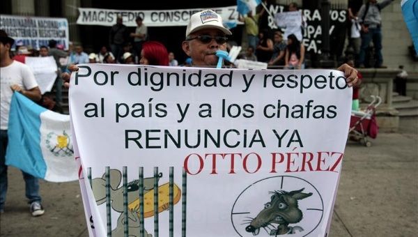 Todo el destino de Otto Pérez se debatirá en Tribunales, en cambio el futuro de Guatemala lo defiende un pueblo que no se rinde.