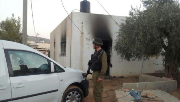 El incendio fue cometido en una vivienda ubicada al norte de Cisjordania.