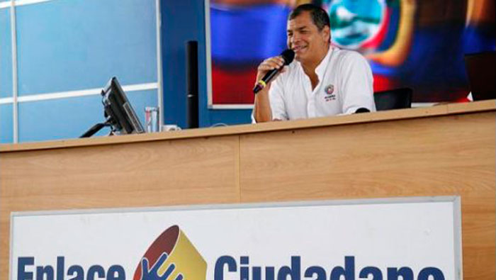 Correa insiste en que los medios mienten sobre Ecuador