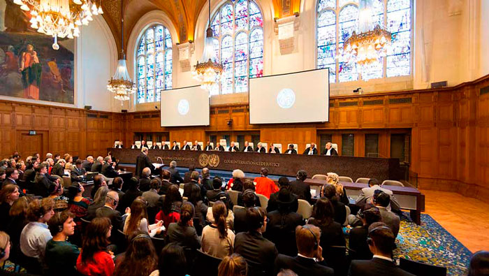 La sentencia será leída por el presidente de la Corte Internacional de Justicia en el Palacio de La Paz, Holanda