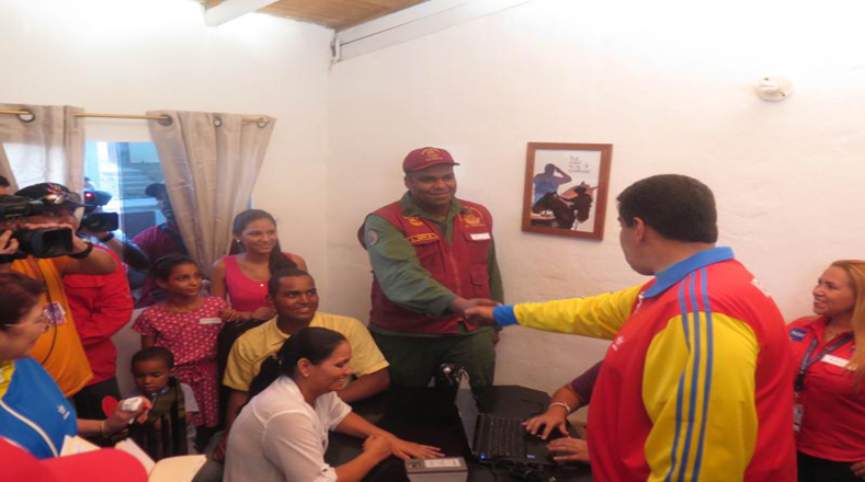 Los beneficiarios agradecieron al presidente Nicolás Maduro.
