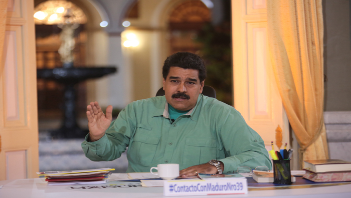 El jefe de Estado venezolano realiza este martes la edición número 39 de su programa semanal “En Contacto con Maduro”.