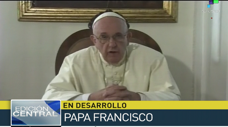 El papa Francisco pidió al pueblo cubano a que recen por él.