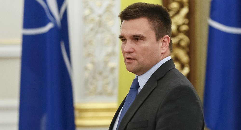 El canciller ucraniano, Pavló Klimkin, dijo que su país se opone a seguir negociando.