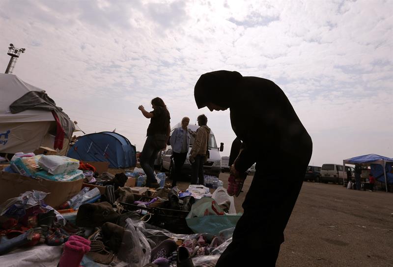 Los refugiados llegan a Croacia desde Oriente Medio y Asia, pero muchos son rechazados y enviados a Hungría.