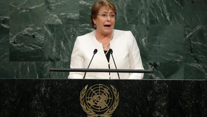 Bachelet no hizo mención al fallo de La Haya.