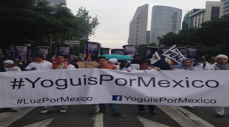 Distintos sectores mexicanos se unieron a la protesta.