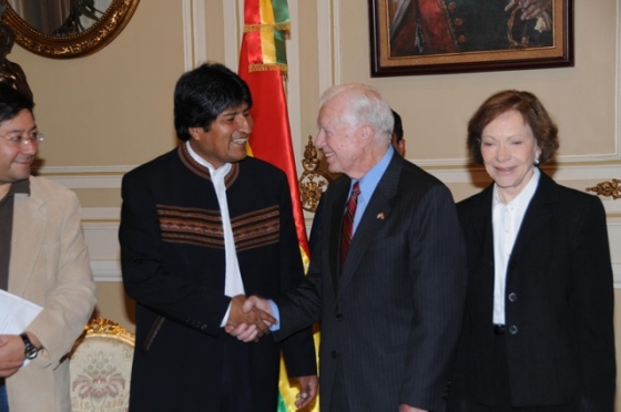 Presidente Carter reiteró su apoyo a la demanda marítima boliviana.