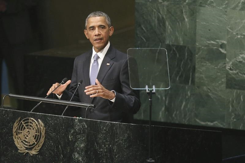 En su intervención, Obama también presumió del poderío militar de Estados Unidos.