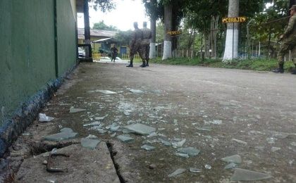 Las explosiones ocurrieron en las instalaciones del Regimiento de Caballería, al noroeste de El Sañvador.