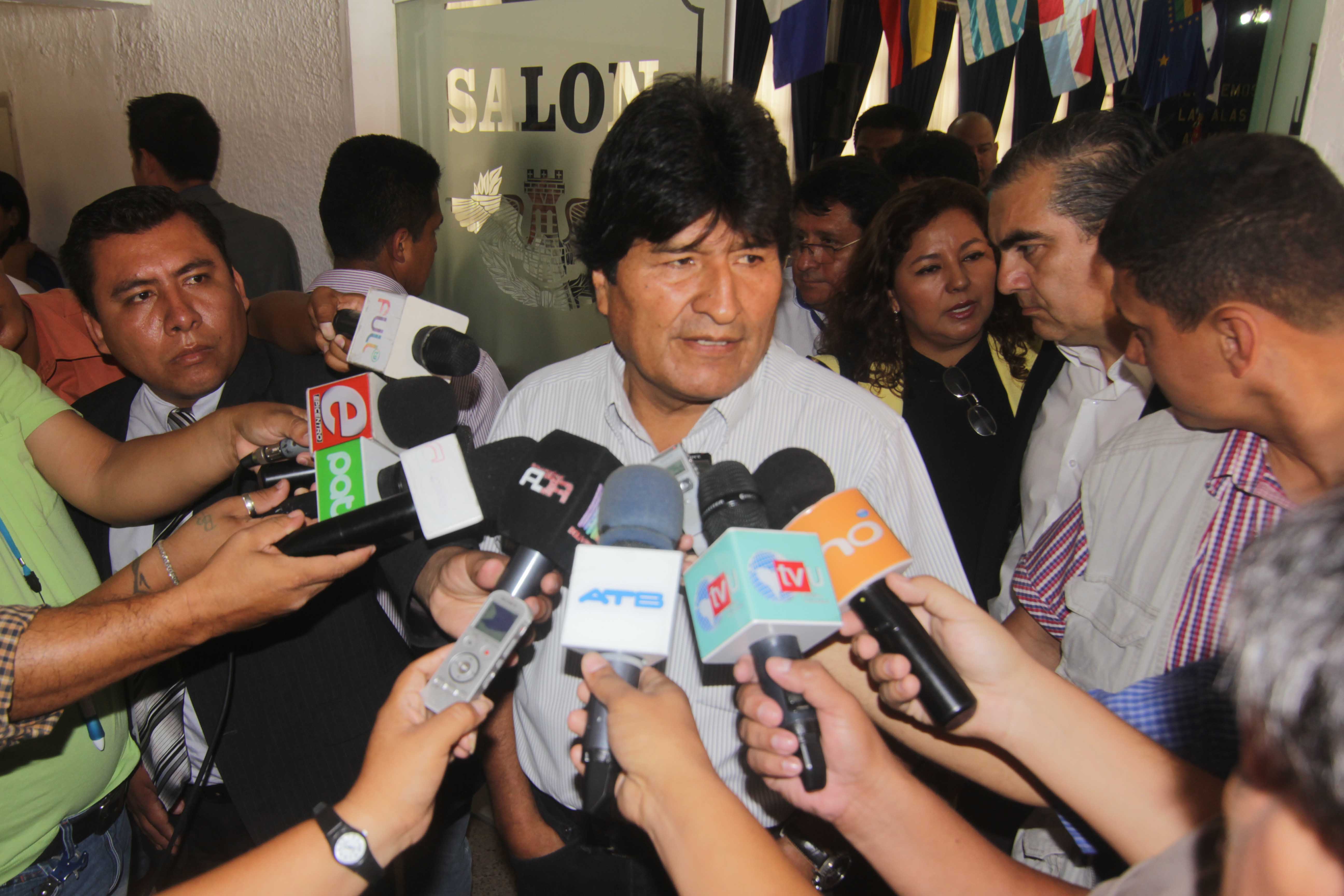 Evo Morales busca un diálogo sincero.
