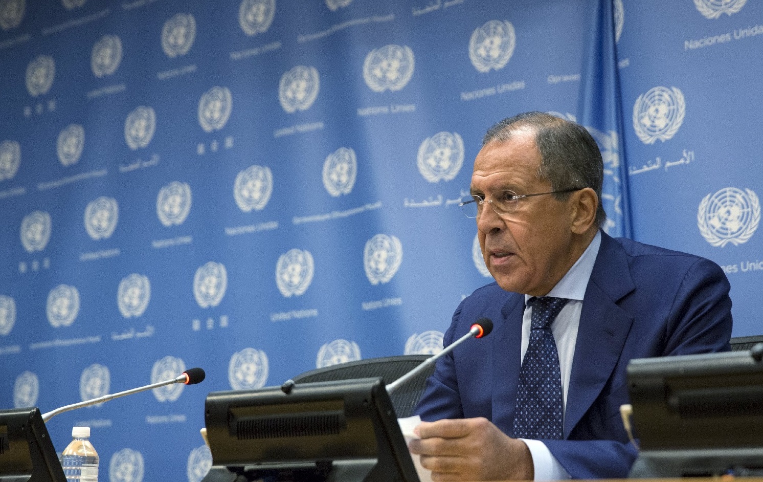 Lavrov resaltó la necesidad de detener la violencia de manera inmediata y remarcó la determinación de su país de trabajar activamente en el tema de Siria.