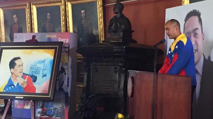 El homenaje se realizó en el Salón Elíptico del Palacio Federal Legislativo de Caracas.