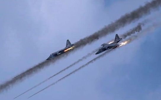 Resultado de imagen de Fuerza Aeroespacial de Rusia y el Ejército de Siria en las provincias de Idlib y Homs