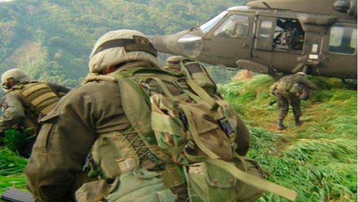 Las operaciones militares se han dado el occidente colombiano.
