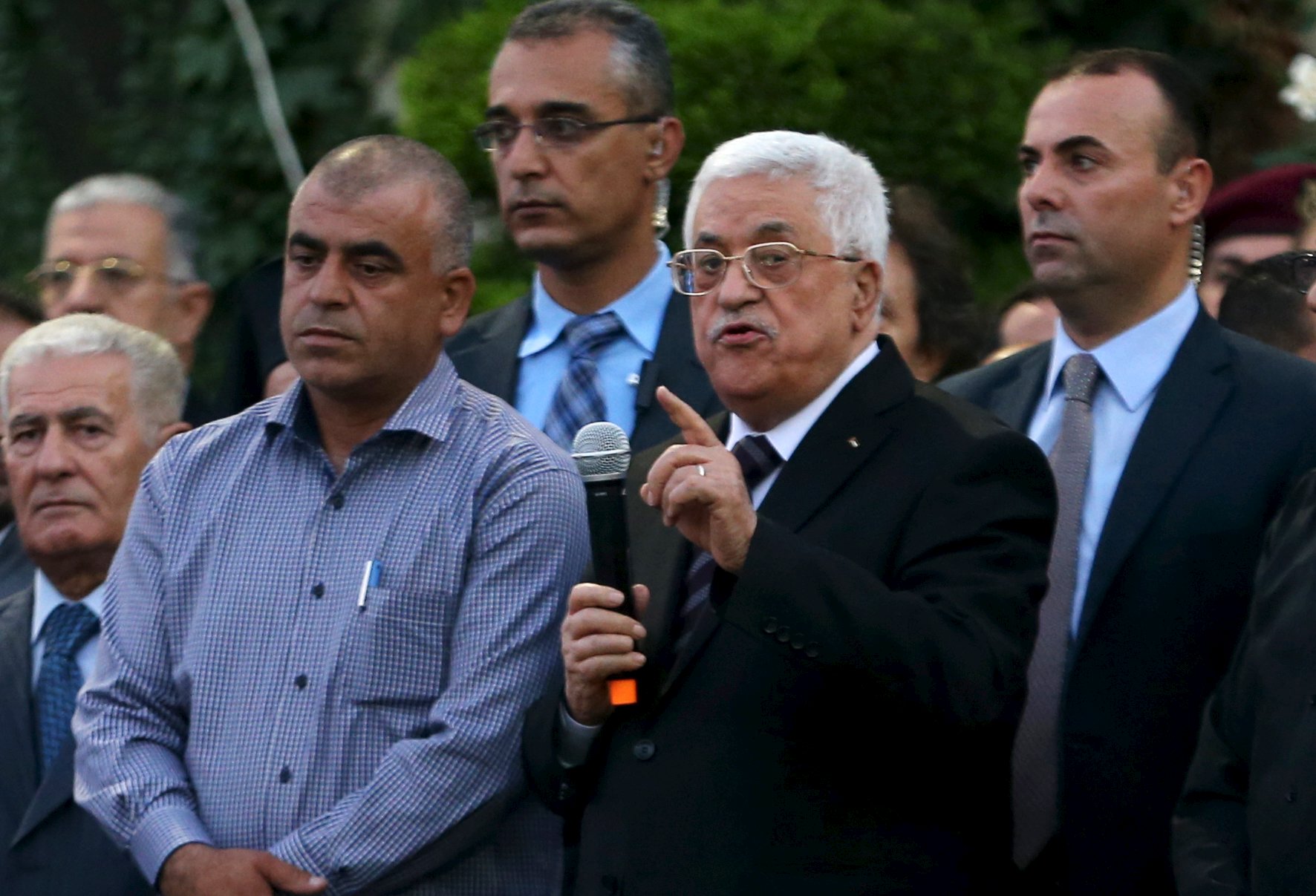 Mahmoud Abbas, presidente de Palestina, pidió a las ANP trabajar por el resguardo de sus ciudadanos.