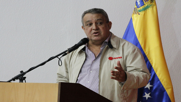 El ministro de Petróleo y Minería, Eulogio del Pino, presentó la propuesta del gobierno en la OPEP.