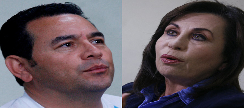 Jimmy Morales y Sandra Torres se disputan la segunda vuelta electoral este domingo 25 de octubre.