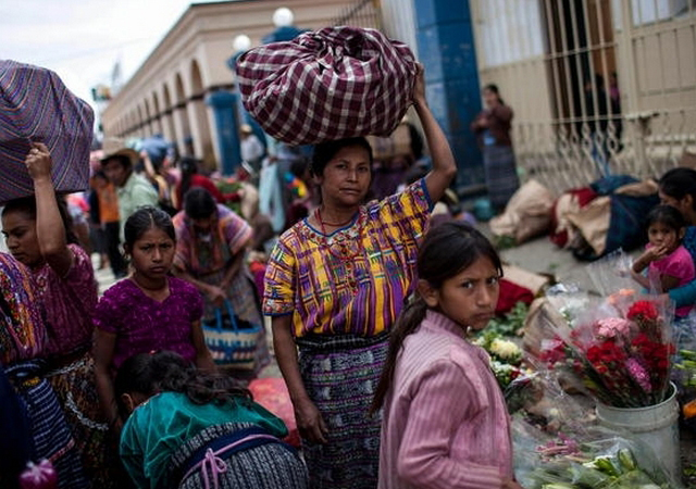 Los pueblos indígenas son el 42 por ciento de la población guatemalteca, según datos oficiales.