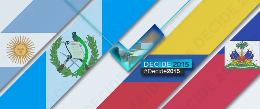 teleSUR te traerá todas las incidencias de las elecciones en Argentina, Guatemala, Haití, Colombia y Ucrania.