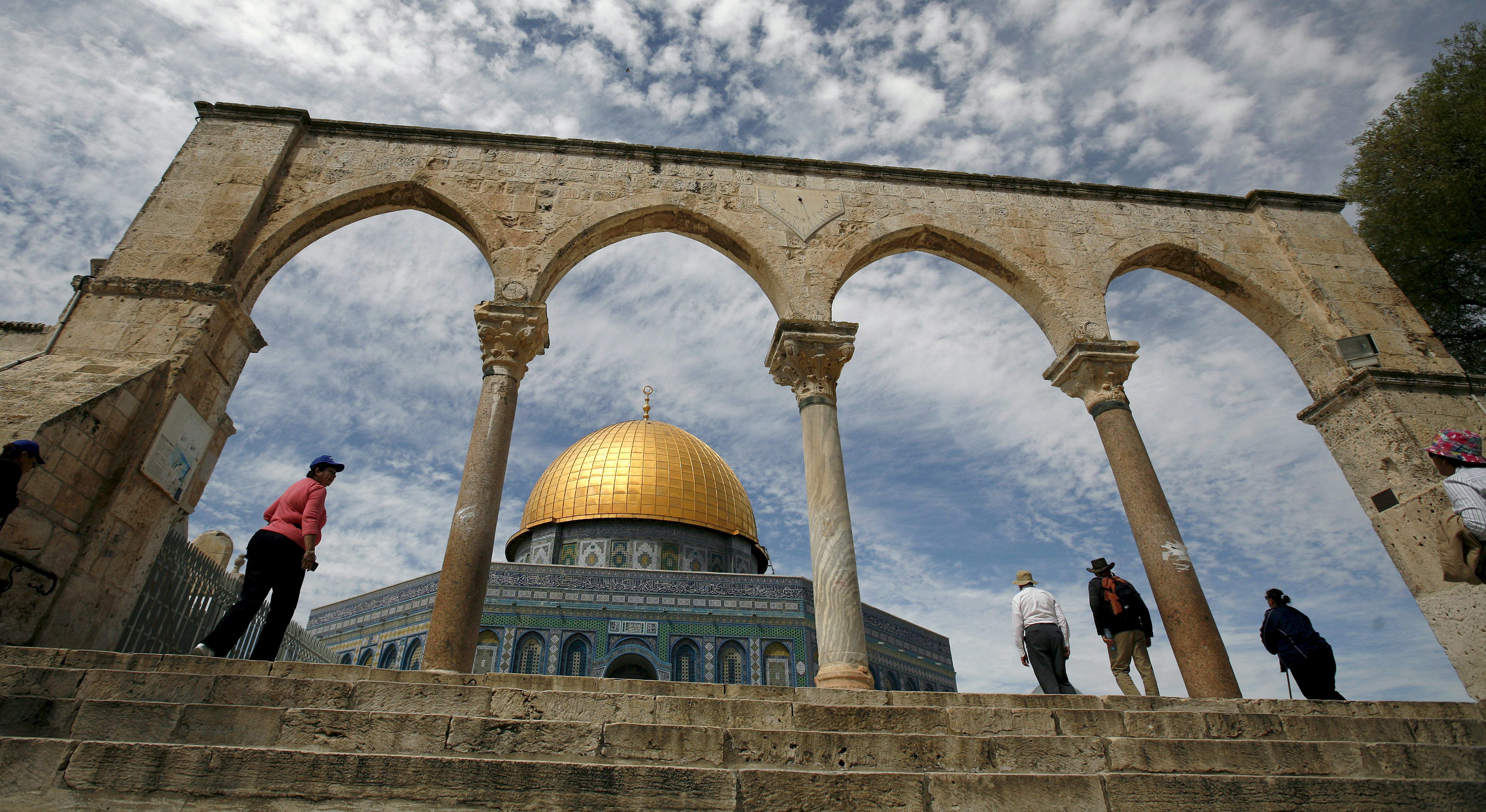 La Explanada de las Mezquitas en Jerusalén oriental es una de las principales fuentes de tensiones entre israelíes y palestinos.