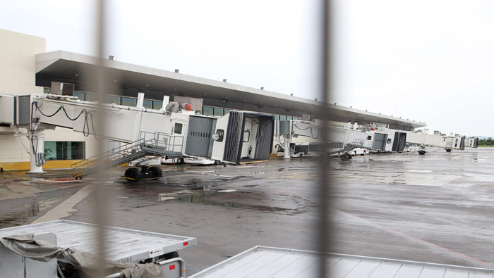 Área de llegada de los aviones en el aeropuerto de Puerto Vallarta.